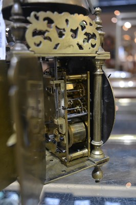 Lot 95 - Brass Lantern Clock case by Thomas Dyde of...