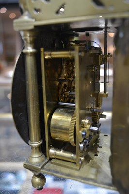 Lot 95 - Brass Lantern Clock case by Thomas Dyde of...