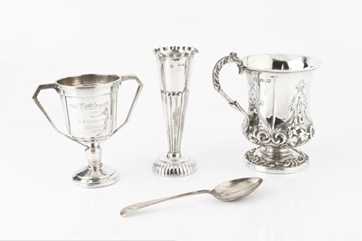 Lot 794 - An early Victorian silver christening mug, the...