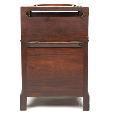 Lot 62 - An 18th century gentleman's commode/washstand...