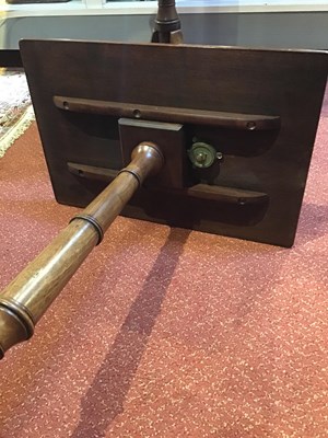 Lot 92 - A near pair of Edwardian mahogany wine tables...