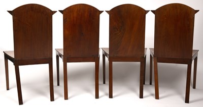 Lot 33 - A set of six George III and later mahogany...