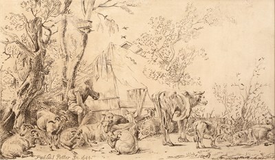 Lot 146 - Paulus Potter (1625-1654) Untitled: Gentleman...