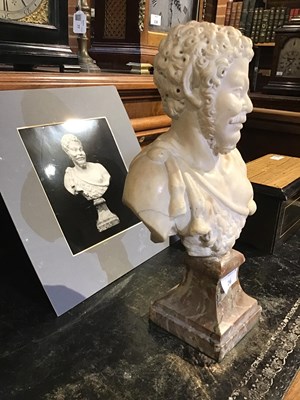 Lot 26 - An 18th/19th century Italian carved marble...