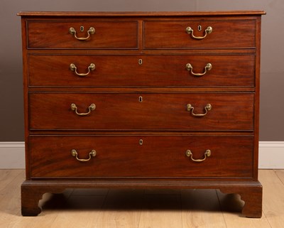 Lot 353 - A George III mahogany chest of drawers