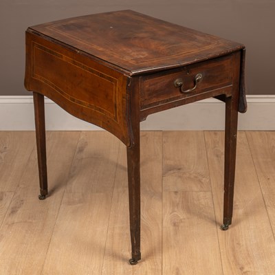 Lot 238 - A George III mahogany Pembroke table