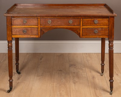 Lot 205 - A mahogany side table