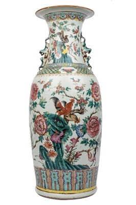 Lot 228 - A Chinese famille vert vase