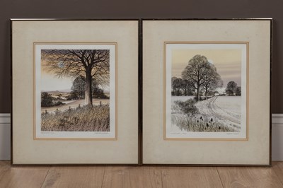 Lot 284 - Kathleen Caddick (British b.1937-), a pair of etchings