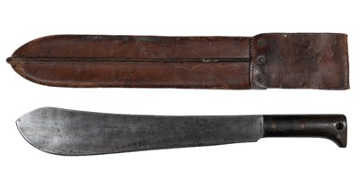 Lot 2 - Two swords, a bayonet and a machete