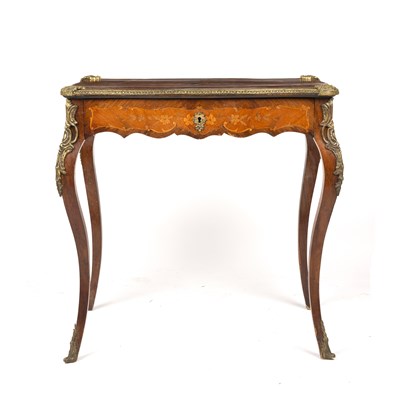 Lot 29 - A late 19th century French Kingwood and...