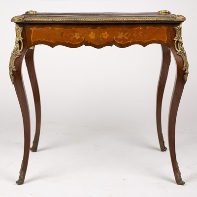 Lot 29 - A late 19th century French Kingwood and...