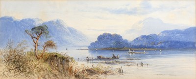 Lot 152 - Edwin Earp (1851-1945) Watersmeet, watercolour,...