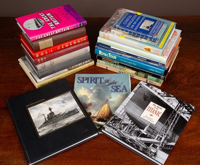Lot 101 - A collection of books of shipping and boating interest