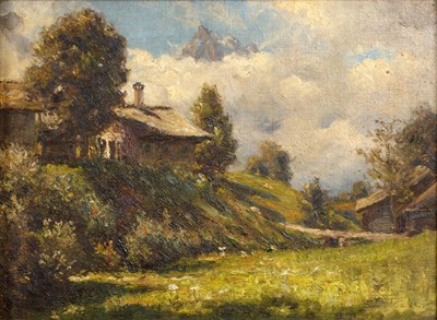 Lot 200 - Frank Moss Bennett (1874-1953) 'Rural Swiss...