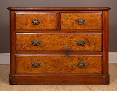 Lot 181 - A 19th century chest of drawers