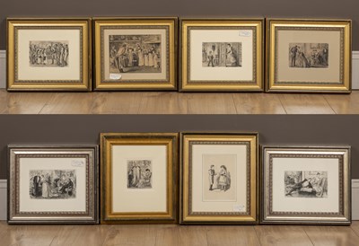 Lot 217 - George Du Maurier (British 1834-1896), a collection of eight etchings