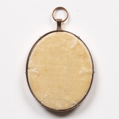 Lot 85 - Early 20th English school An oval miniature...