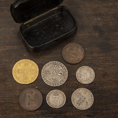 Lot 368 - Collection of coins comprising: a Charles II...