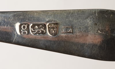 Lot 375 - Collection of silver spoons comprising: a set...