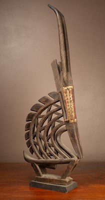 Lot An early 20th century Chiwara head crest