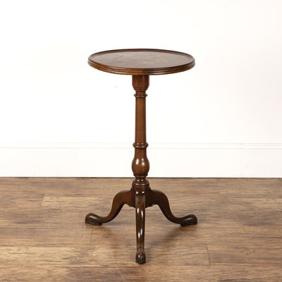 Lot 23A - Figured mahogany circular occasional table...