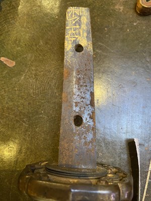 Lot 204 - A Japanese WWII Samurai sword, with a wrapped...