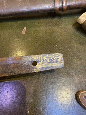 Lot 204 - A Japanese WWII Samurai sword, with a wrapped...