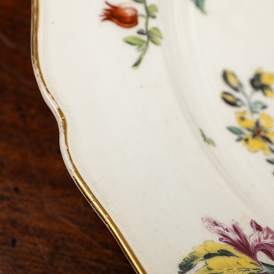 Lot 3 - Four Chelsea plates Circa 1760