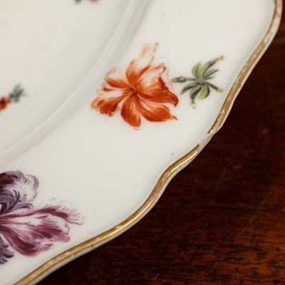 Lot 3 - Four Chelsea plates Circa 1760