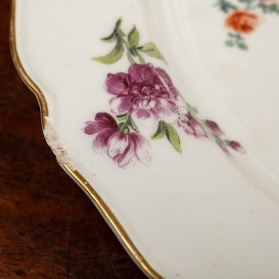 Lot 3 - Four Chelsea plates Circa 1760