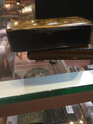 Lot 219 - A group of six 19th century snuff boxes to...