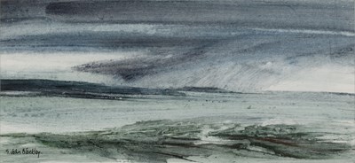 Lot 212 - Gwilym John Blockley (1921-2002) 'Grey seas',...