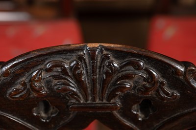 Lot 409 - A set of 12 mahogany dining chairs