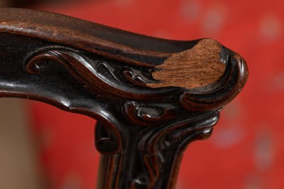 Lot 409 - A set of 12 mahogany dining chairs