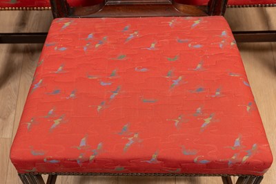 Lot 409 - A set of 12 mahogany dining chairs
