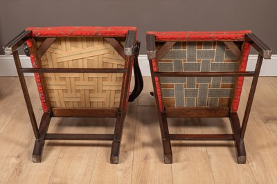 Lot 409 - A set of 12 mahogany dining chairs