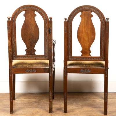 Lot 34 - Pair of armchairs Indian, late 19th/early 20th...