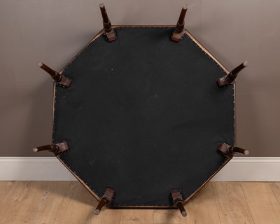 Lot 547 - An octagonal stool