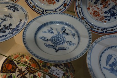Lot 344 - Two Tek Sing cargo blue and white porcelain...