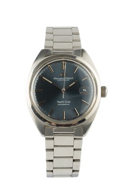 Lot 413 - A gentleman's steel IWC Yacht Club automatic...