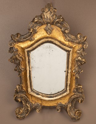 Lot A small Venetian wall mirror