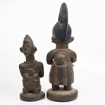 Lot 344 - Two early 19th century African Nigerian tribal...