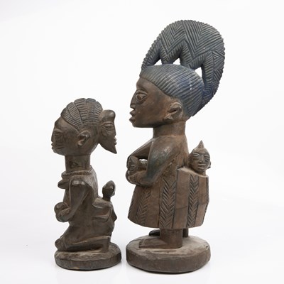 Lot 344 - Two early 19th century African Nigerian tribal...