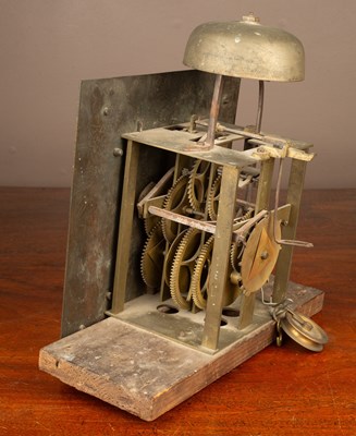 Lot 135 - A thirty-hour longcase clock movement and dial circa 1790