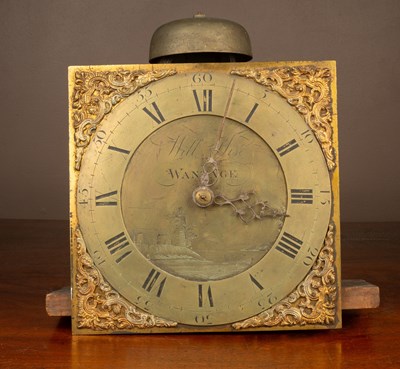 Lot 135 - A thirty-hour longcase clock movement and dial circa 1790