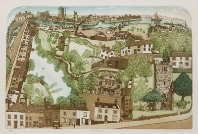 Lot 50 - Glynn Thomas (b.1946) 'Maldon 2', etching with...