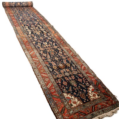 Lot 330 - An antique Persian Heriz country house runner...