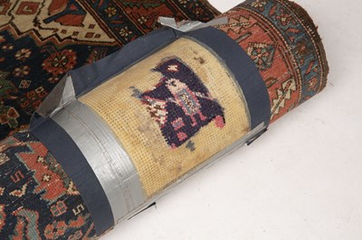 Lot 330 - An antique Persian Heriz country house runner...