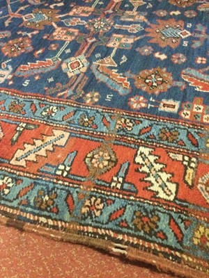 Lot 330 - An antique Persian Heriz country house runner...